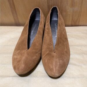 Soft Surroundings Brown Suede Flats